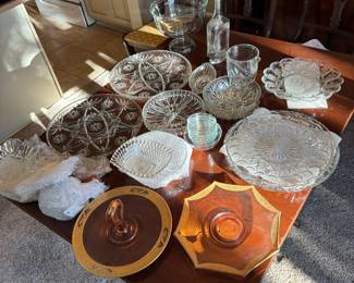 Crystal Glassware & Decorative Pieces