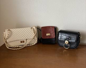 Assorted Handbags Lot - Stylish Crossbody and Chain Bags