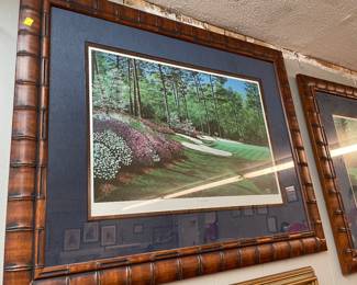 Framed Double Signed "Griff" Print No: 13 Azalea 124/1500   1993