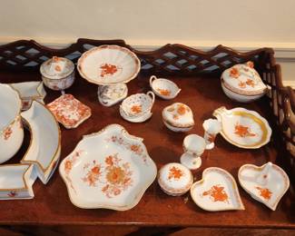 Huge collection of Herend