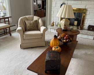 Swivel Chairs , Pr. Lenox Lamps 