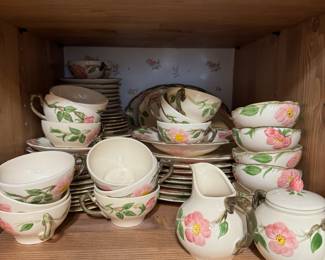 Vintage Dessert Rose - 12 plc settings 