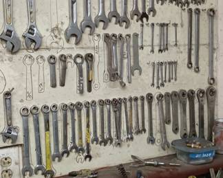 Unbelievable amount of  of wrenches