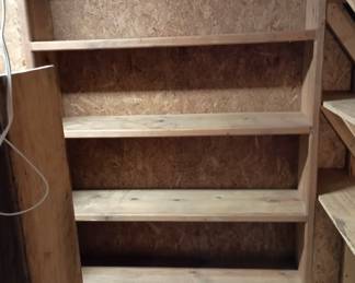 Well built shelves for storage