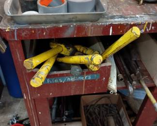 Assorted hammers