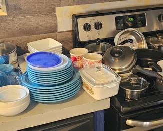 nice dishes and cookware