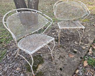 metal chairs