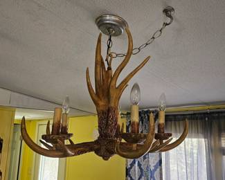 antler chandelier