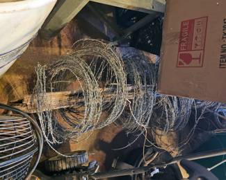 barbed wire