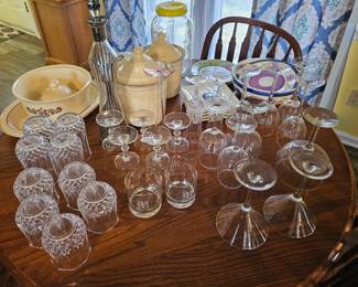 glass and crystal