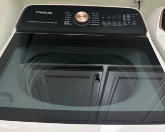 Samsung top. Of the line washer and dryer