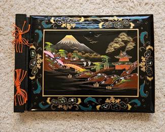 Asian photobook with shells inlaid 