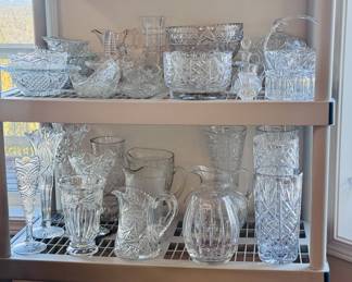 Lots of beautiful quality crystal
