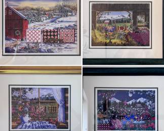 Sisters Quilt Show framed signed/numbered prints