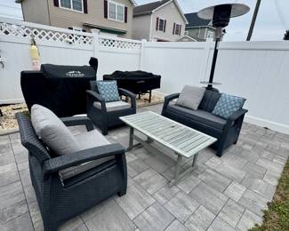 Outdoor Patio Set with Cushions