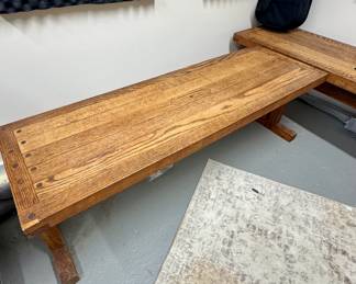 2 Wood Benches