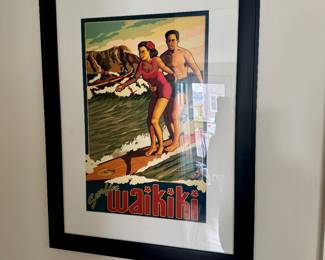 Framed Waikiki Wall Art
