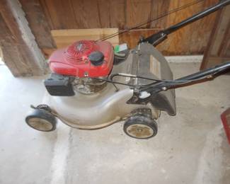 Honda gas powered mower running when last used