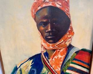 Vincent Waithe (American 20th C) oil on canvas, untitled