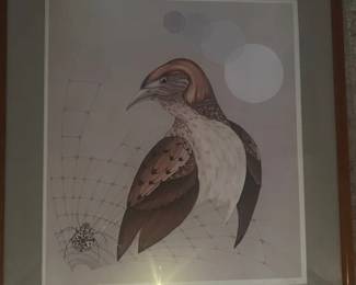Diane O'Leary ('Opeche-Nah-Se', Comanche 1939 - 2013) lithograph 'Sah-Se', 376/750