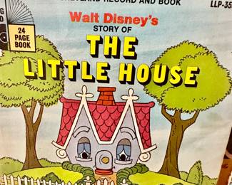 Vintage Disneyland Record and Book: Walt Disney's story of The Little House