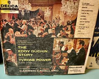 DECCA Extended Play High Fidelity: The Eddy Duchin Story featuring the piano of Carmen Cavallaro