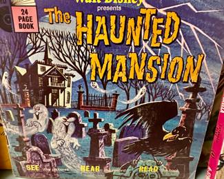 Vintage Disneyland Record and Book: Walt Disney's The Haunted Mansion