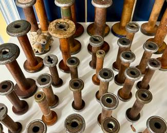 Antique Thread Spools