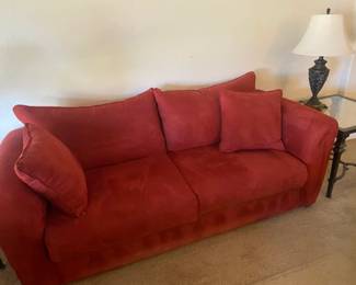Super Nice Sofa, Table, and Lamp 