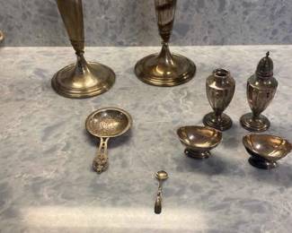 Sterling Candlesticks And Moreall Sterling