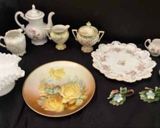 Limoge, Adderly, RS, Hobnail Milk Glass, And More