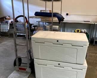 Bison and Yedi Coolers / Handtruck