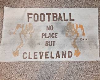 Football Rug “No Place But Cleveland”!

