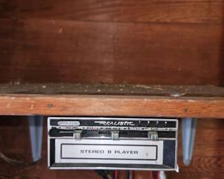 Realistic 8-Track Player w/Power Pack & Speaker!
