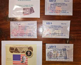 Mystic Stamp Co Stamp Collection US1-1 Through 4
George W. Bush Liberia Mint Souvenir Stamps!
