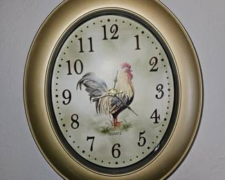 Collections Etc Rooster Clock!
