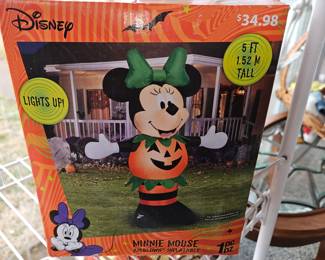 Vtg. Minnie Mouse Airblown Inflatable Halloween!