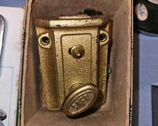 Vtg Safe Night Latch W/Keys!