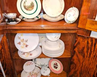 Vtg Libbey Rustic Leaves Melamine Plates, Vtg MCM Melamine Whispering Wheat Dinner Plates/Saucers/Platter, Etc!
