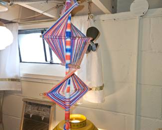 MCM Red/White & Blue Macrame Hanging!
