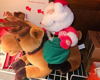 Avon Santa & Dasher Animate Plush!
