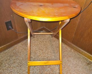 Vtg Wood Folding Table!