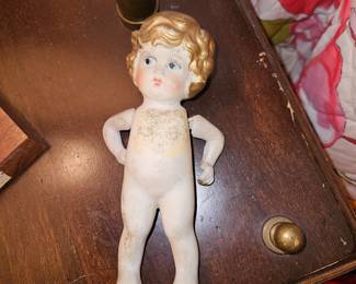 Vtg Porcelain Bisque Doll Japan!
