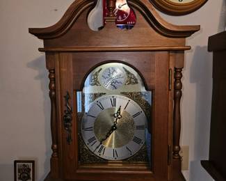 Emperor Clock Weight Driven Tempus Fugit #100M  Grandfather Clock W. Germany!