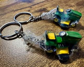 John Deere Lawn Mower Keychains - Brand New!!
