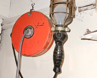 Whitaker Cable Corp Vtg Hanging Light W/Cable!