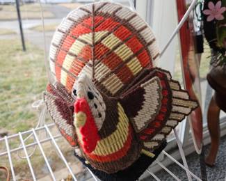 Vtg Handmade Yarn Turkey!
