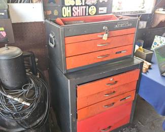 JCPenney Rolling Tool Chest w/Key!
