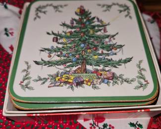 Vtg Pimpernel Cork Coasters Spode!

