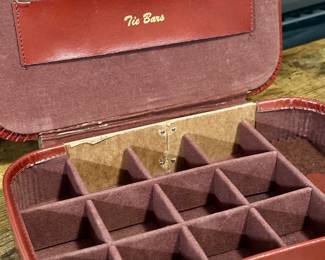 Vtg. MCM Hickok Gentleman’s Jewelry Box for Tie Bars, Cufflinks, Accessories